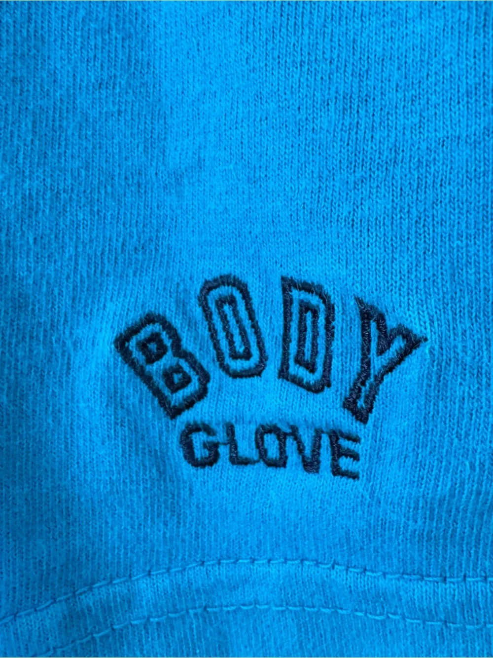 Vintage 90s Body Glove Shorts Teal Cotton Made in Canada Surf Beach Loungewear L